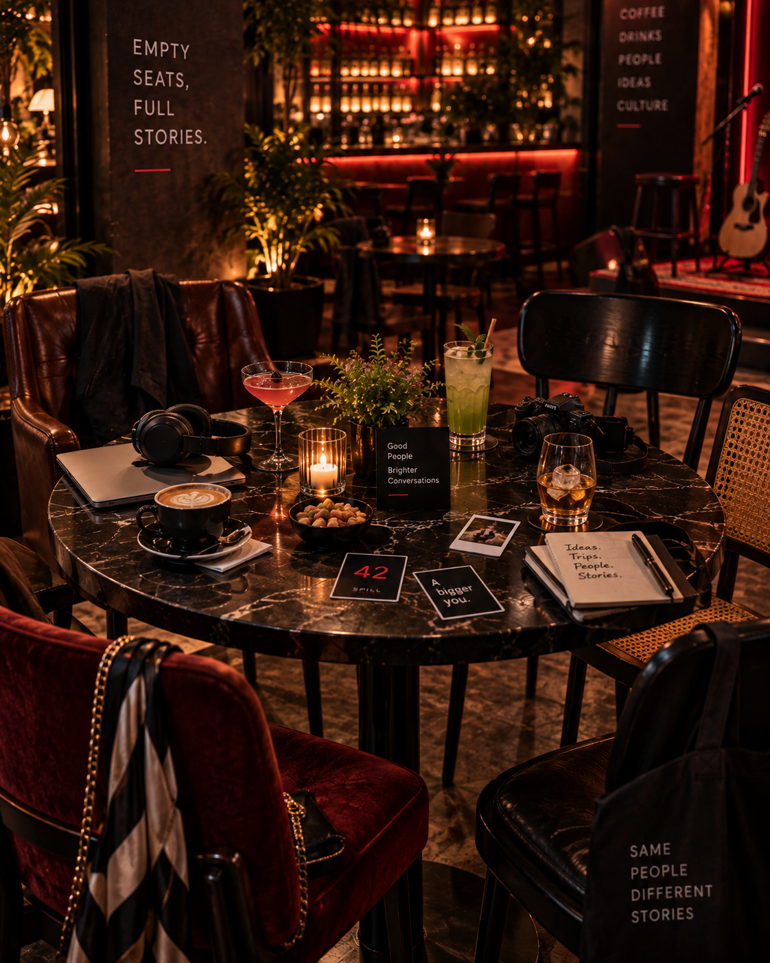 A SPILL table set for everyday people and great stories